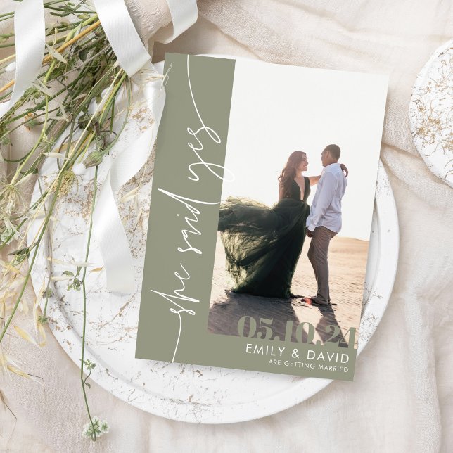 Save The Date Photo moderne tendance (Créateur téléchargé)