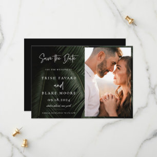 Save The Date Photo Moody Tropics