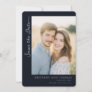 Save The Date Photo romantique marine