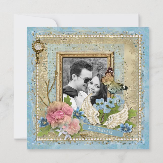 Save The Date Photo romantique Sauvez la date (Devant)