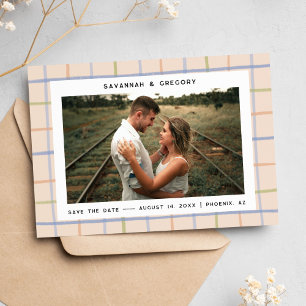Save The Date Photo tirée à la main rustique moderne Enregistrer