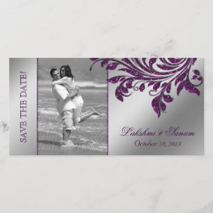 Save The Date Photocard mariage Enregistrer la feuille de date P