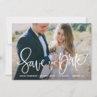 Photographie blanc joli main Enregistrer la date