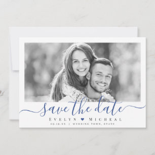 Save The Date Photographie de script simple et moderne enregistr