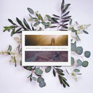 Save The Date Photos de paysage minimes