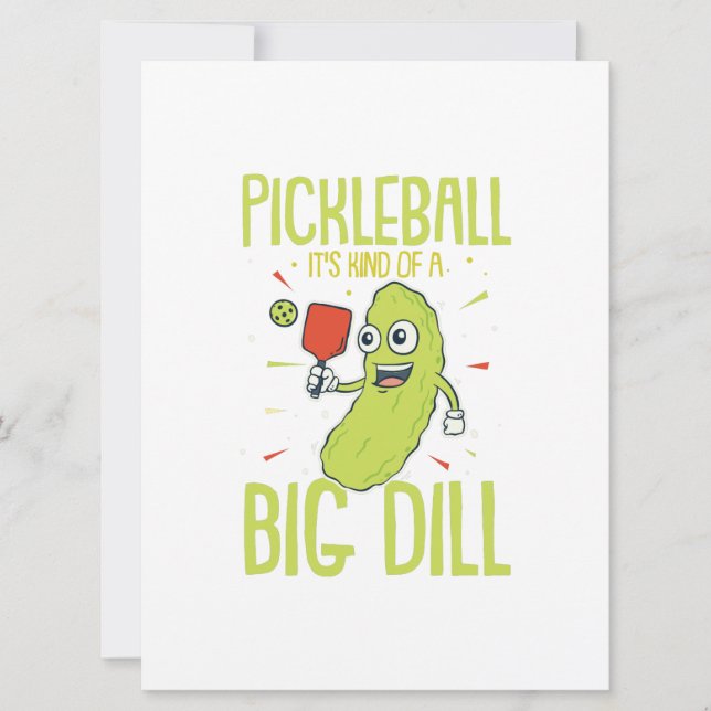 Save The Date Pickleball C'est un genre de jeu de jeu de jeu Big (Devant)