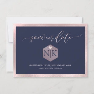 Save The Date PixDezines Blush Pink Modern Script DO-IT-YOURSELF