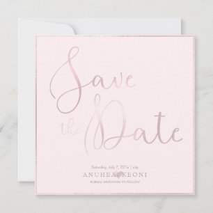 Save The Date PixDezines DÉLICATE LOVE BLUSH PINK DO-IT-YOURSELF