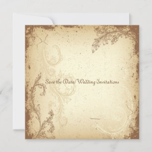 Save The Date PixDezines DIY vintage + floral