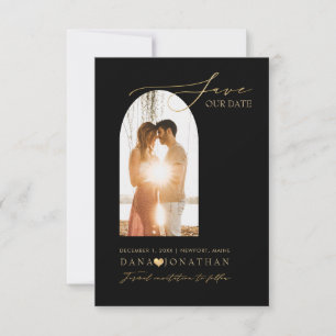 Save The Date PixDezines do-it-yourself couleur Arc Cadre minima