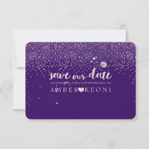 Save The Date PixDezines Faux Silver/Save Date/DO-IT-YOURSELF Co