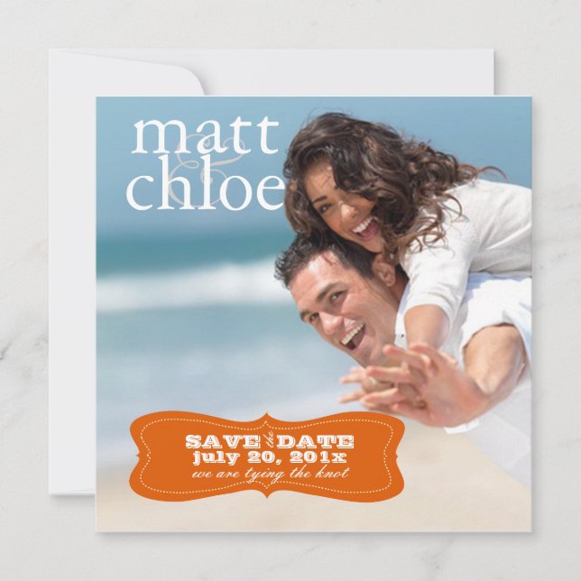 Save The Date PixDezines Photo Date d'enregistrement, do-it-your (Devant)