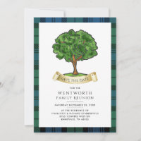 Plaid Family Reunion Genealogy Tartan Rustic