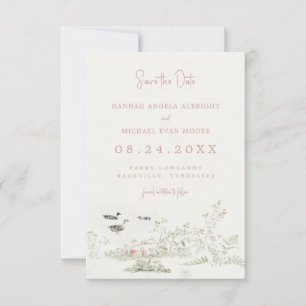 Save The Date Plantes et Canards Enregistrent la Date