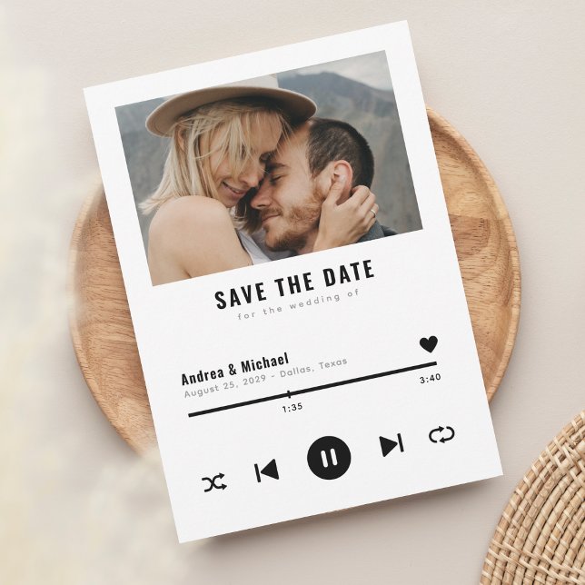 Save The Date Playlist de couverture d'album de musique personna (Créateur téléchargé)