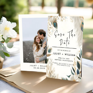 Save The Date Plume Russe Asiatique Ciel Cloud Mariage