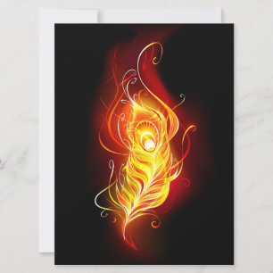 Save The Date Plumes de paquetage de feu