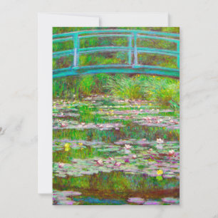 Save The Date Pont japonais Monet et nappes d'eau