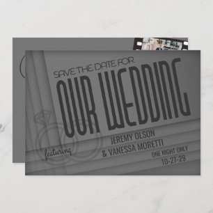 Save The Date Poster vintage