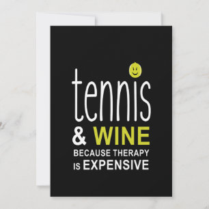 Save The Date Première de tennis et de wine
