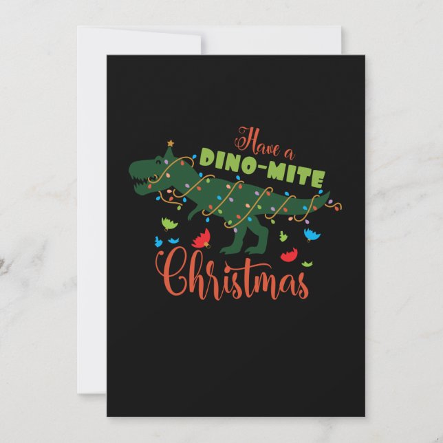 Save The Date Prenez un Noël de dinomite (Devant)