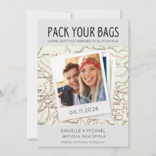 Save The Date Préparez Vos Bagages Mariage Destination Guatemala