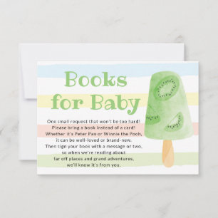 Save The Date Prêt à pop Popsicle Livres d'été pour Baby Card