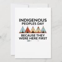 Prix Indigenous Peoples Day They Were Here First N