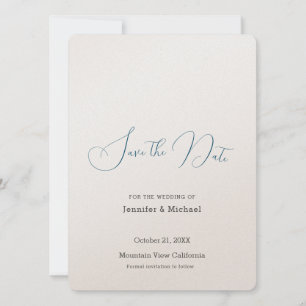 Save The Date Professionnel de mariage minimaliste moderne
