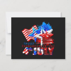 Save The Date Profitez de T-shirts USA 4 juillet Cool Happy Inde