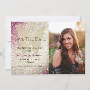Save The Date Quinceañera Enregistrer La Date