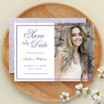 Save The Date Quinceañera Sauvez La Date Purple Parties scintill<br><div class="desc">Quinceañera 15th Birthday Invitation Enregistrer le script Date violet lavender Parties scintillant carte photo.</div>