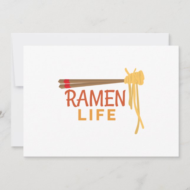 Save The Date Ramen Life Japonais Nourriture amusante Idée cadea (Devant)