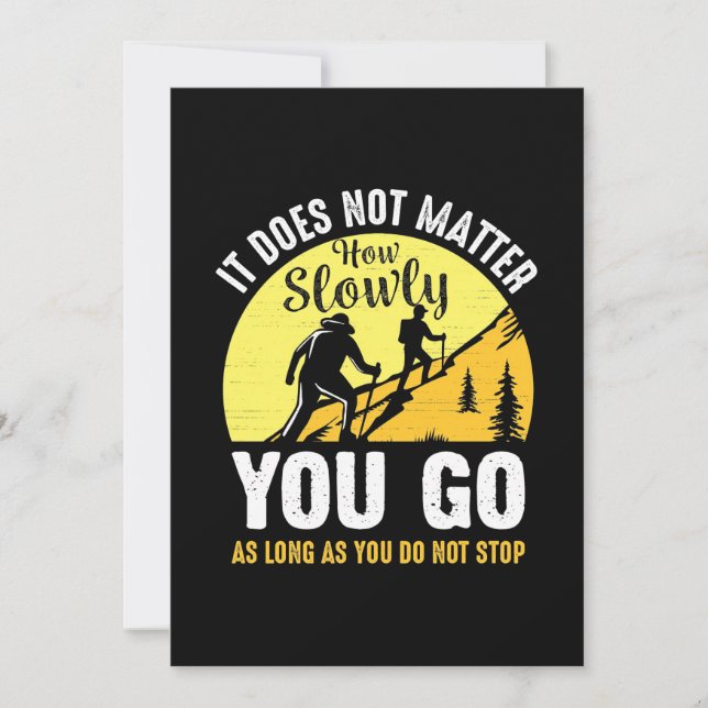 Save The Date Randonnée Comme Tu Vas Lentement (Devant)