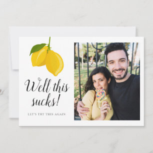 Save The Date Recommençons le mariage Changer la date Photo