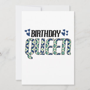 Save The Date Reine d'anniversaire