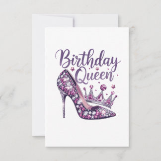 Save The Date Reine d'anniversaire