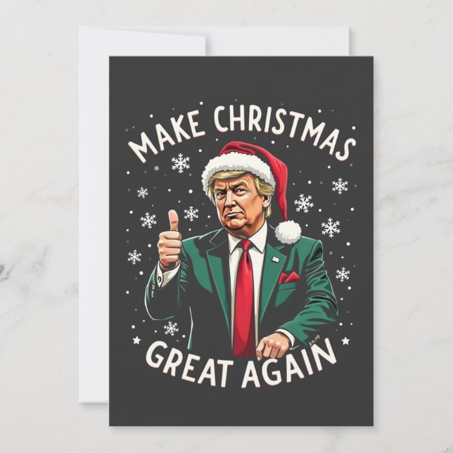 Save The Date Rendre Noël super à nouveau moche Noël Sweat Trump (Devant)