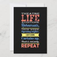 Répétition de la vie de théâtre
