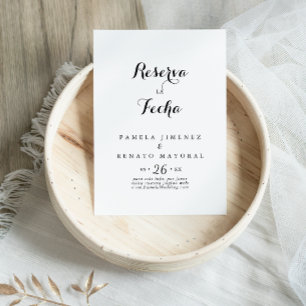Save The Date Reserva la Fecha