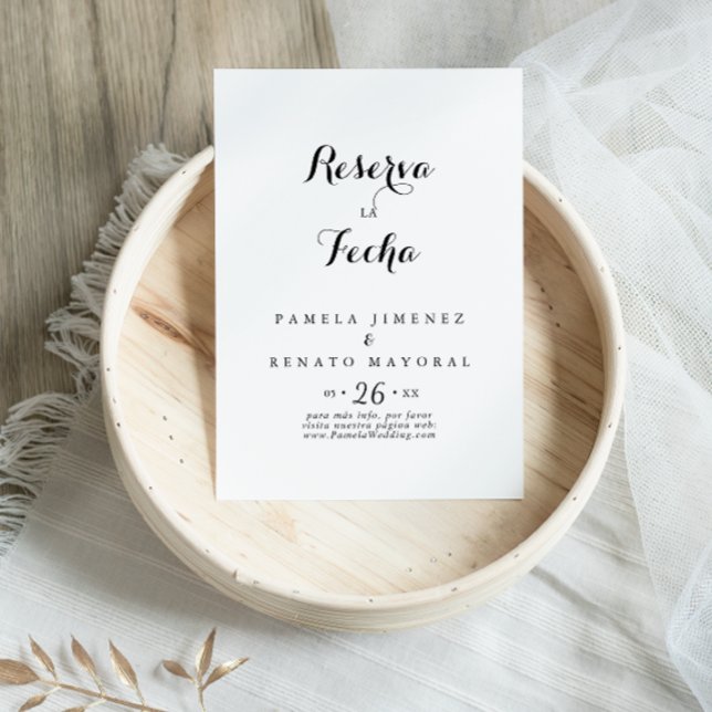Save The Date Reserva la Fecha (Créateur téléchargé)