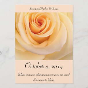 Save The Date Réservez la date! Rose Creme