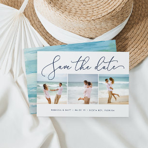 Save The Date Rive Photo de mariage sur la plage