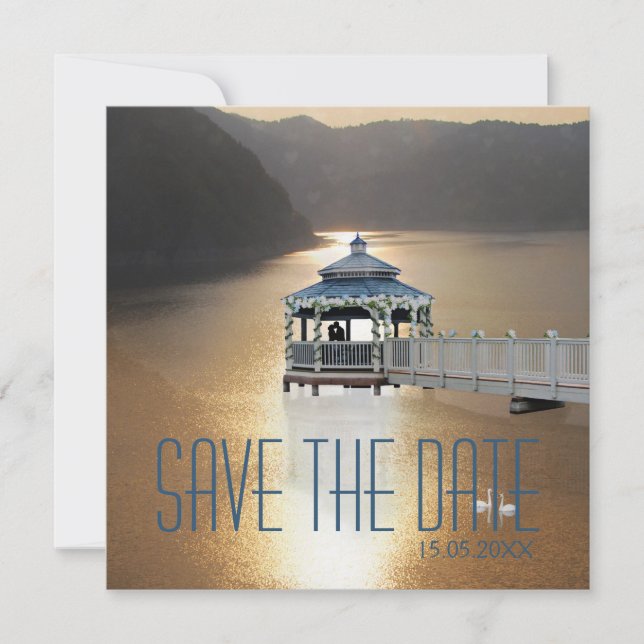 Save The Date Romance sur le lac Sauvez la date (Devant)