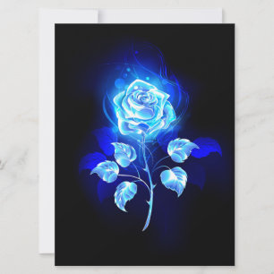 Save The Date Rose bleu brûlant