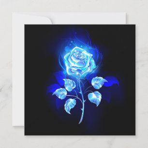 Save The Date Rose bleu brûlant