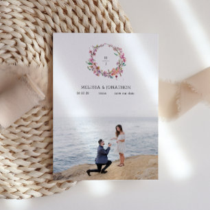 Save The Date Rose Cherry Blossom Floral Image Enregistrer La Da