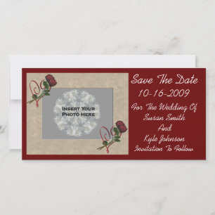 Save The Date Rose Coeurs Mariage Enregistrer La Date Photo