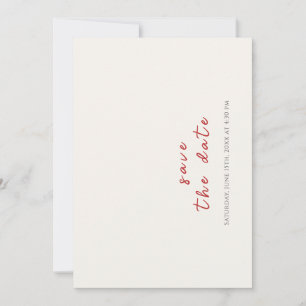 Save The Date Rose Fleur Sauvage Rose Printemps Mariage