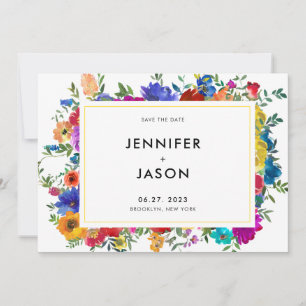 Save The Date Roses et Mariages de pivoines couleur gras chic